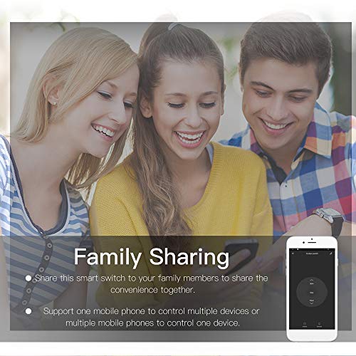 DECDEAL 90-250V WiFi Cortina Interruptor APP Controle Remoto Controle de Voz Compatível com Alexa As