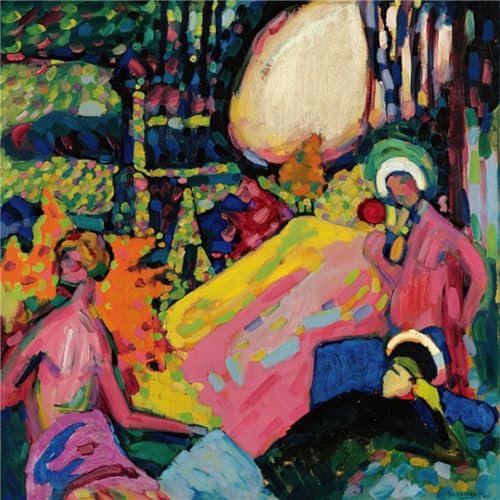 Affiche murale abstraite Kandinsky pour habiller un mur vide 30cm