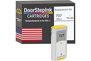 Remanufactured HP 727 Yellow Ink Cartridge Replacement