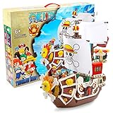 One Piece THOUSAND SUNNY Piratenschiff Baukasten, 1484 + Stück Konstruktionsspielzeug, DIY Bauklötze Spielzeug Bausatz, Kompatibel Mit Lego