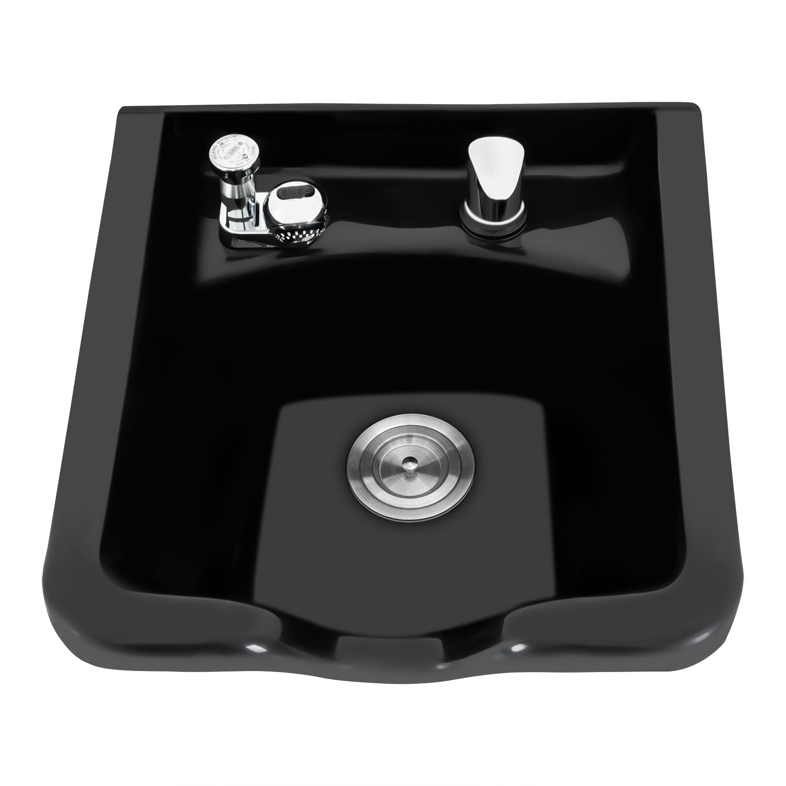 Mobiles Waschbecken Friseur, Friseur Zubehör, Rückwärtswaschbecken 47.5 * 49 * 25cm, Professional Friseur-Waschbecken zu Hause oder oder im Badezimmer