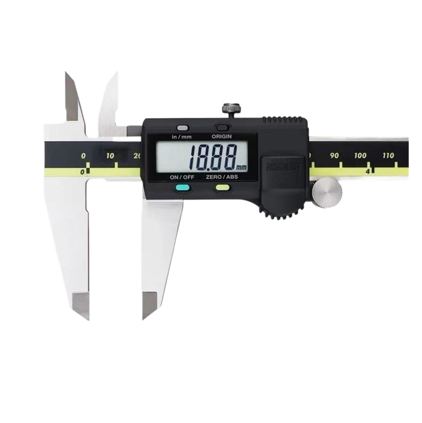 Calibre Digital Profesional Calibre Vernier 500-196-20 200mm 300mm calibradores Digitales absolutos 6 Pulgadas 150mm Herramienta de medición metalúrgica de Acero Inoxidable (Color : 300mm)