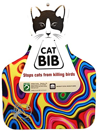 CatBib - Saves Birds, Protects Cats (Large, Rainbow)