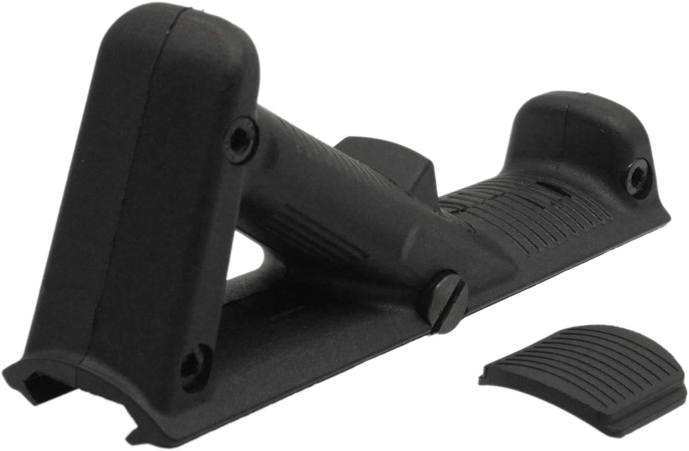KOSxBO Premium Airsoft Angled Fore Grip/Foregrip - czarny, do szyn tkowych (20-23 mm)