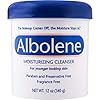 Albolene Face Moisturizer and Makeup Remover, Facial Cleanser and Cleansing Balm, Beta Carotene Fragrance Free Cream, 12 oz