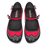 Hot Chocolate Design Chocolaticas Havana Carmine Women's Mary Jane Flat Multicoloured HCD 39