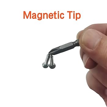 6Pcs 35mm JIS Screwdriver Bit Set with Magnetic Tip, 1/4 Hex