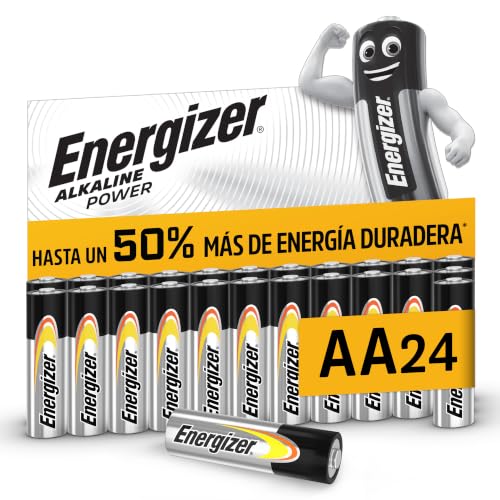 Energizer Alkaline Power - Pilas AA (Paquete de 24) - 1,5V Baterías