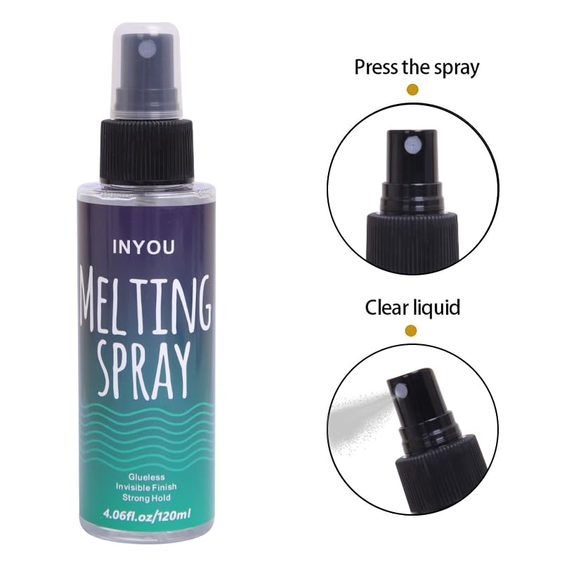 Miniatura 6 de Generic Spray de fusión de encaje y spray de sujeción, spray de fusión de sujeción extra para pelucas de encaje, spray de fusión de peluca, fuerte