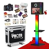 Mirror Photo Booth with Camera and Printer,DSLR Photo Booth with 15.6