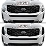 SlickMod PreCut Vinyl Smoke Tint for 2020-2022 Kia Telluride Headlight & Foglight (1. Foglight, 20% Dark Smoke)