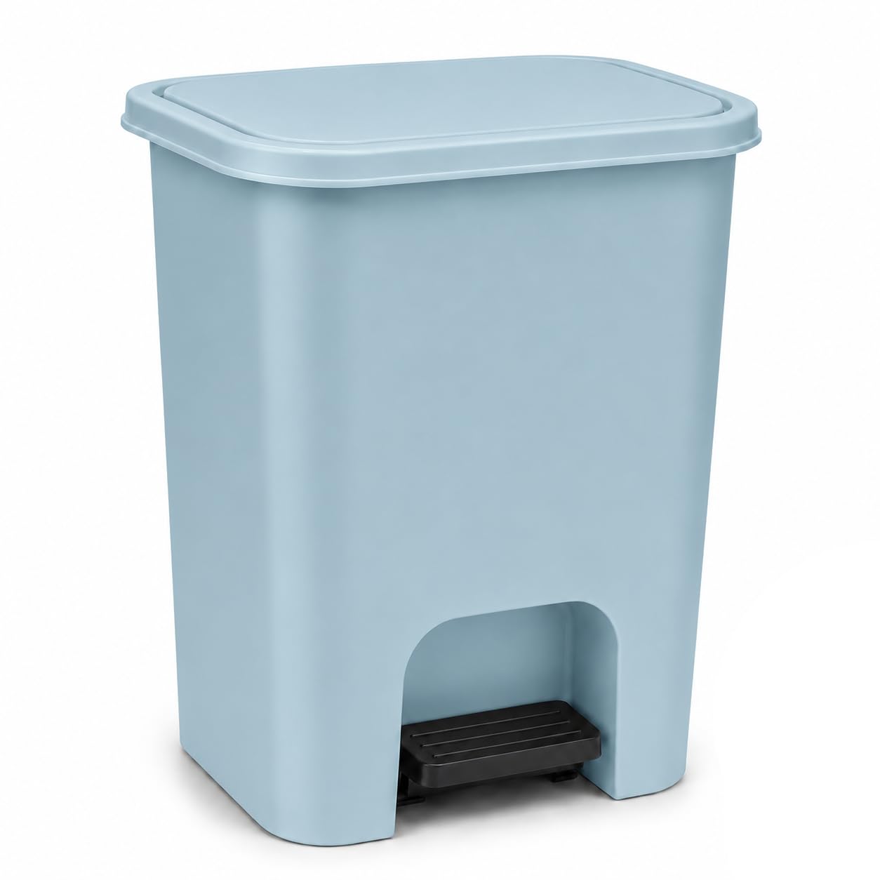 7.5L Foot Pedal Bin, Slim Plastic Dustbin with Soft Close Lid for Home โ image 1