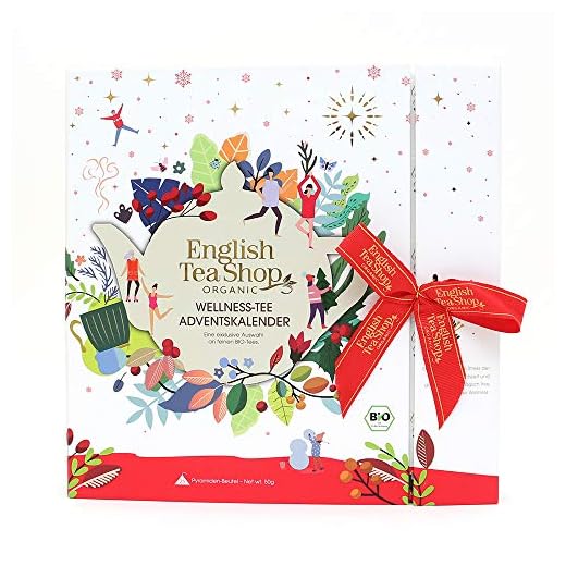English Tea Shop | Wellness Tee Adventskalender | 25 hochwertige BIO-Tees