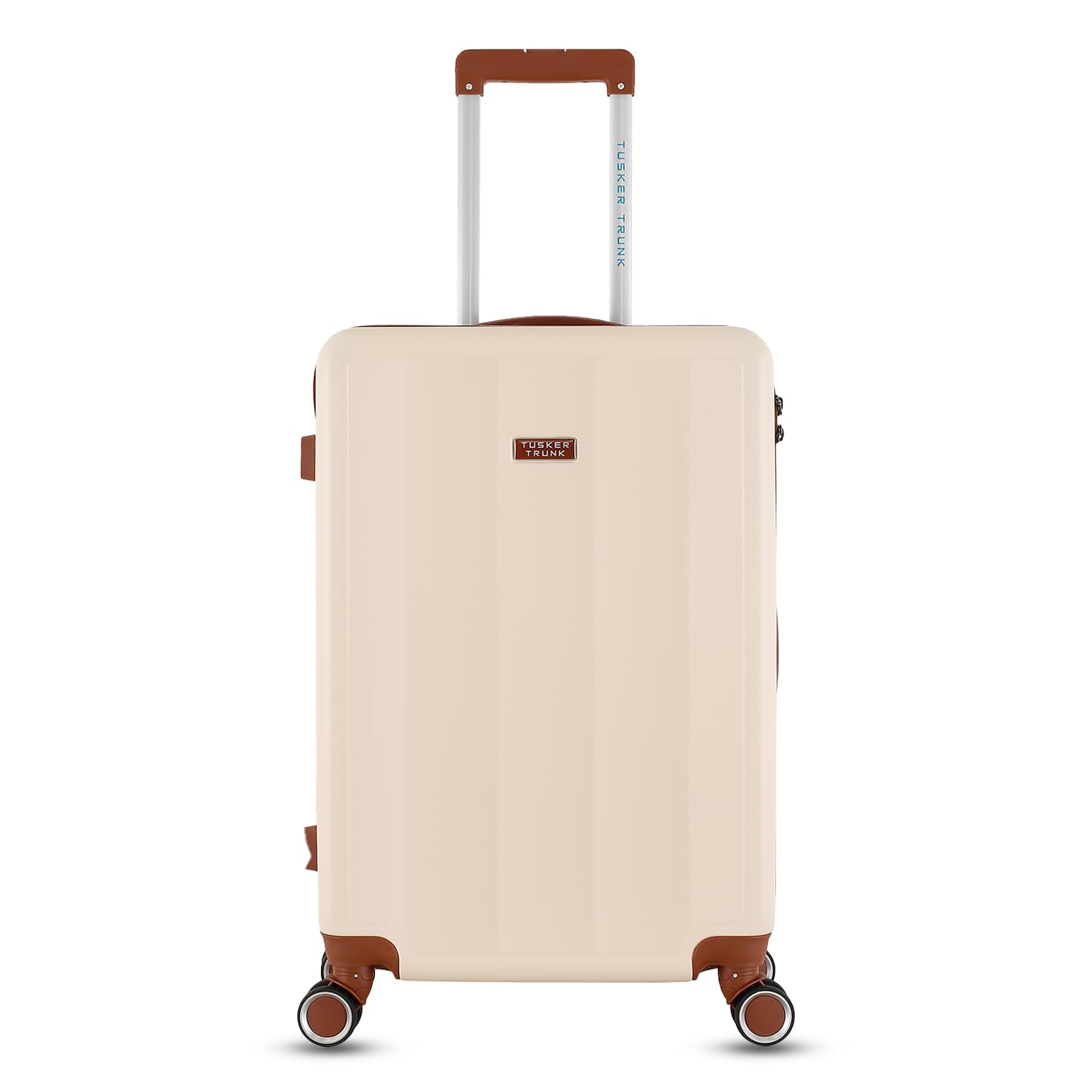 ABS Hard Sided Casing Microlite Trolley Bag, Lightweight Luggage Suitcases with 8 Silent Spinner Wheels & Combination Lock - (Medium_Beige) - Set of 1-image-40