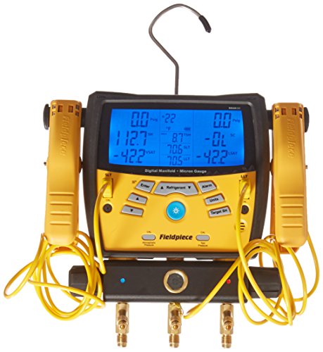 Fieldpiece SMAN360 3-Port Digital Manifold with Micron Gauge - Thumbnail 4
