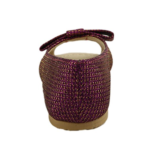 The Doll Maker Girl's Glimmer Peep Toe Sandal - FBA173105C-83