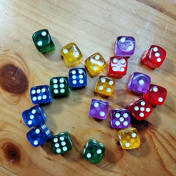 HuhWafee 80 Stück Würfel Set - Bunte Polyedrische Spielwürfel Mit Aufbewahrungsbox