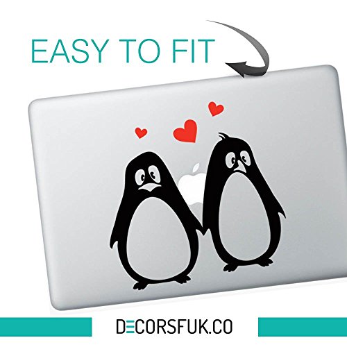 decorsfuk.co Pingüinos Vinilo Adhesivo para MacBook  Color/Ilustraciones de Vinilo Negro/Laptop/portátil diseño/Pegatinas de Star Wars