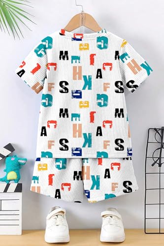 Image of Fashion Dream Boys Cotton Blend Printed Co-ord Set|clothing set for kids|Combo set