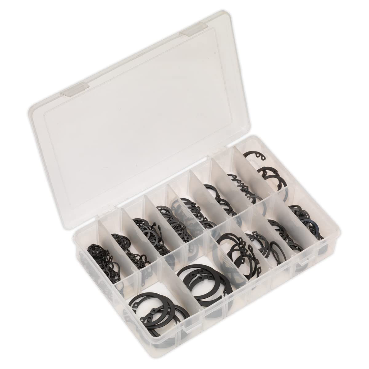 Sealey Multicoloured Ab017cc Circlip Assortment 200Pc Internal & External Metric