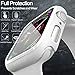 pzoz Compatible for Apple Watch Series SE2 /6/5 /4 /SE 44mm Case with Screen Protector Accessories Slim Guard Thin Bumper Full Coverage Matte Hard Cover Defense Edge for iWatch Women Men GPS (White)