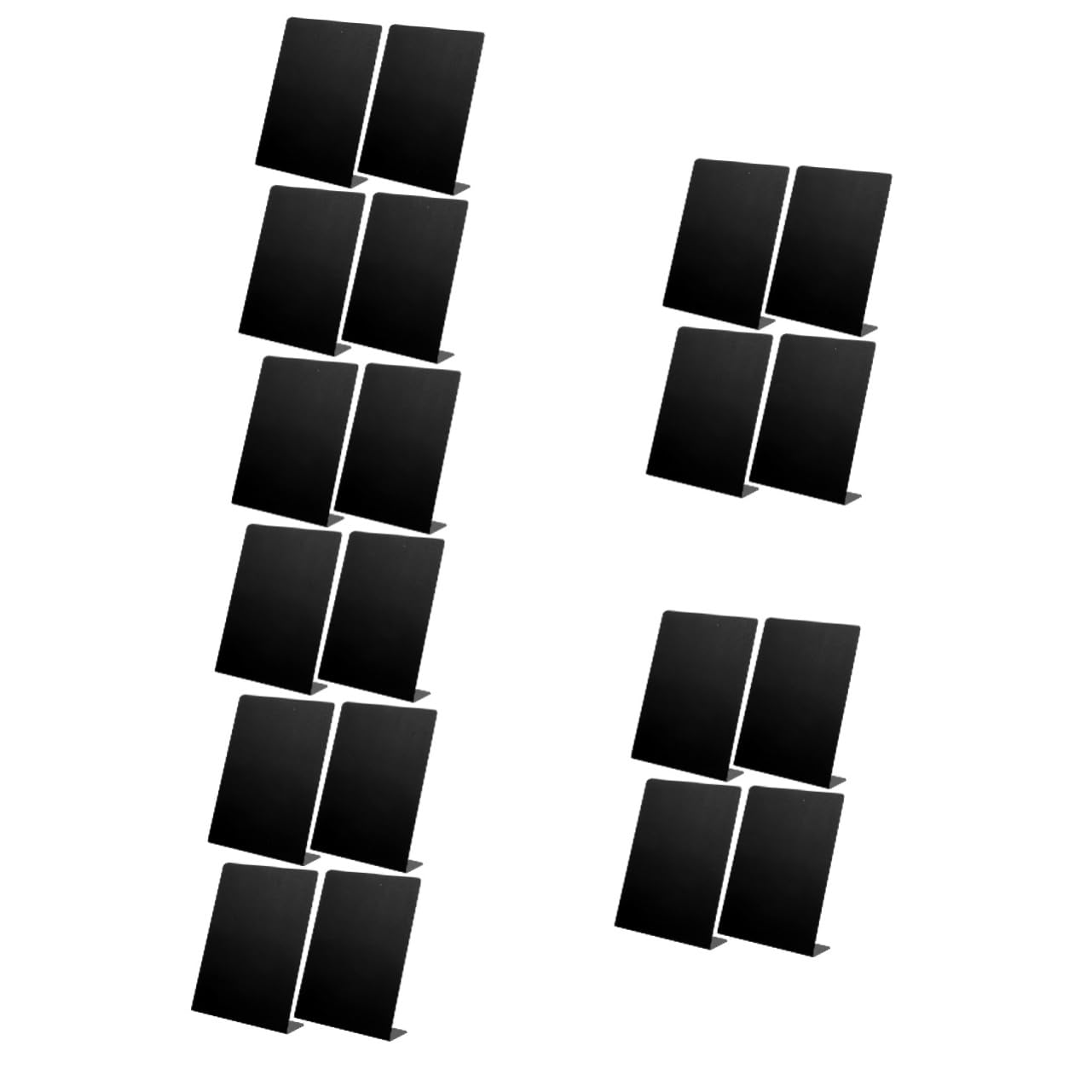 TEHAUX 5 Sätze Zeichen Zeichnen Dekorativ Mini-tafeln Bretter Mini-whiteboard Erste Write Board Werbetafel Multifunktionale Preistafeln Multifunktionale Schilder Pvc Black 4 Stück * 5
