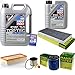 Produktbild QR-PARTS 69353572 Filter Set Inspektionspaket 6 Liter Motoröl Top Tec 4600 5W-30 MANN-FILTER Innenraumfilter Kraftstofffilter Luftfilter Ölfilter