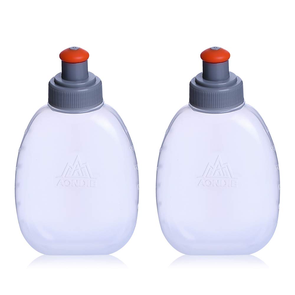 AONIJIE 2 PCS Hydration Waist Bottle Running Belt Bottle BPA Free Sports Bottle for Camping Cycling Marathon 170ML / 250ML'$