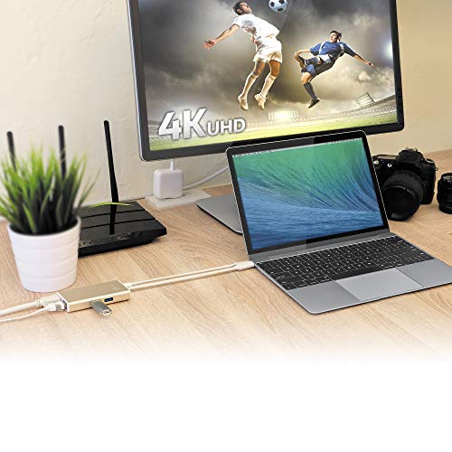 J5Create Usb C Hub Multi-Adapter Docking Station With Hdmi 4K, 2X Usb 3.1 Superspeed Ports, Ethernet, Power Delivery 2.0 (Jca374) #TOP1