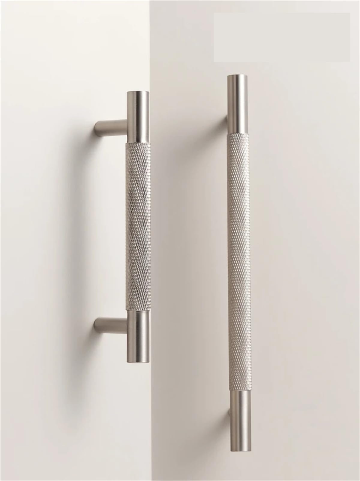 Poignées de placard de cuisine en laiton massif nickel brossé premium CH036