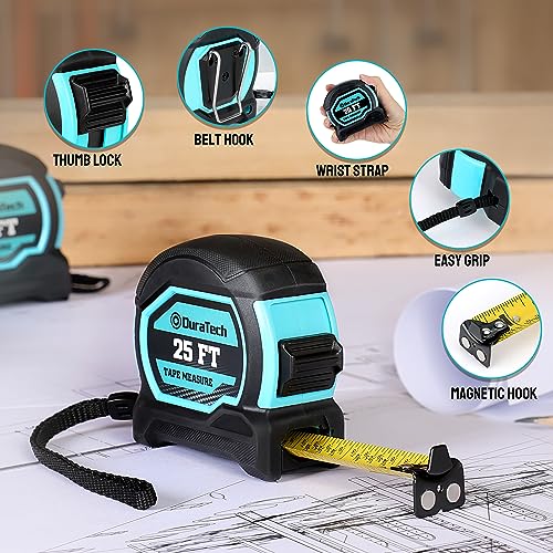 Cinta Métrica Magnética DURATECH 25FT con Pinzas Eléctricas 8 pulg miniatura 3