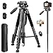 Tripod for Camera, 72' Tall Camera Tripod Monopod with Remote, Professional Heavy Duty Compact Camera Stand for Phone,DSLR, Spotting Scope, Telescope, Binocular