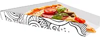 Embalagem p/Fatia de Pizza 100 unid. Klabin 2x17x18cm
