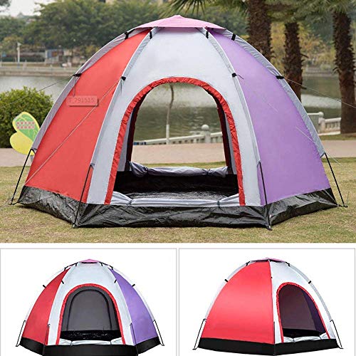 Tente camping pop-up 5-6 personnes imperméable pour vos sorties pêche et randonnée en famille