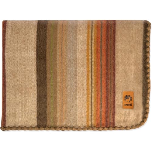 ALPAKITAS Alpaca Wool Blanket - Queen Size Bed - Alpaca...
