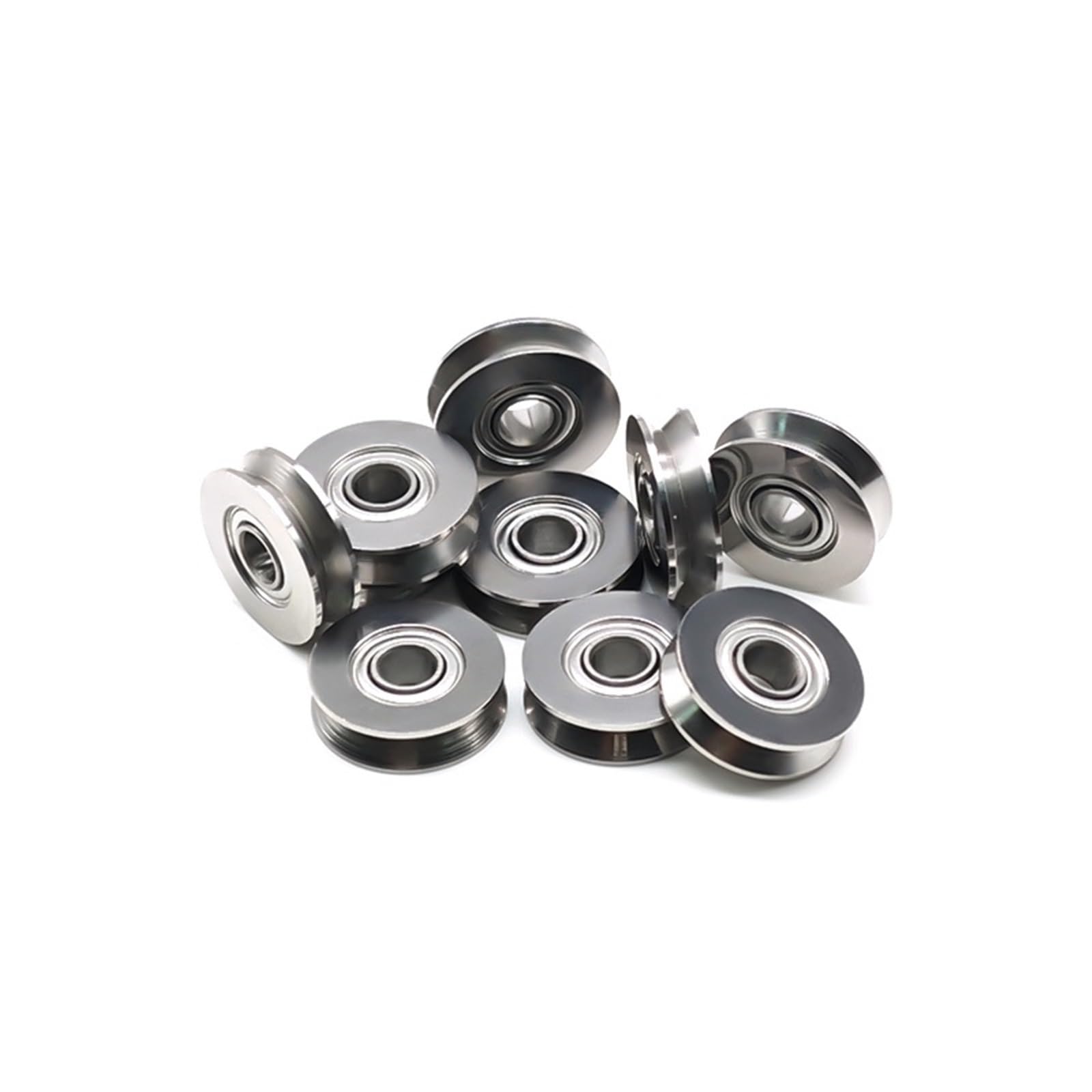 Roulement à rouleaux en acier inoxydable SV3-14ZZ, 3 x 14 x 4 mm, poulie de rail de guidage, roulement en V SV3-14 SV3-14Z, 2 pièces
