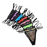 Damen sexy G-string spitzen blumen niedrige taille unterwäsche tangas höschen stringtangas t-back hipster soft slips panties panty angenehm nahlos seamless pack bequem einfarbig nahtlose spitze transparent reizwäsche versuchung heiß tanga unterhosen schlüpfer spitzenunterwäsche leopard-druck low lace wäsche spitzenstrings reizvolle schöne unterhose