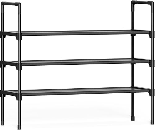 Miniatura 13 de Kitsure Zapatero para armario, organizador de zapatos de 10 niveles con gancho, gran capacidad y ahorro de espacio para entrada, dormitorio, sala