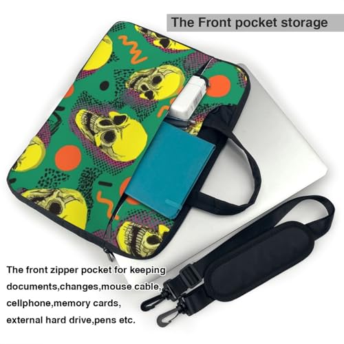 Maletín para portátil 15.6" verde neón impermeable miniatura 6