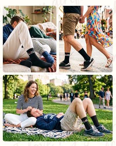 Belloxis Gifts for Boyfriend Funny Men's Socks Size 9-11 — photo 4