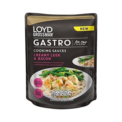 Loyd Grossman Gastro Creamy Leek & Bacon Sauce 350g - Pack of 4 Cover