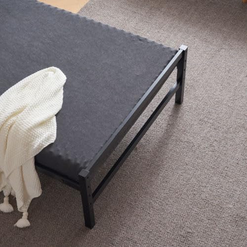 Amazon｜Donext パイプベッド シングル ベッド 高さ3段階調整可能 ロー