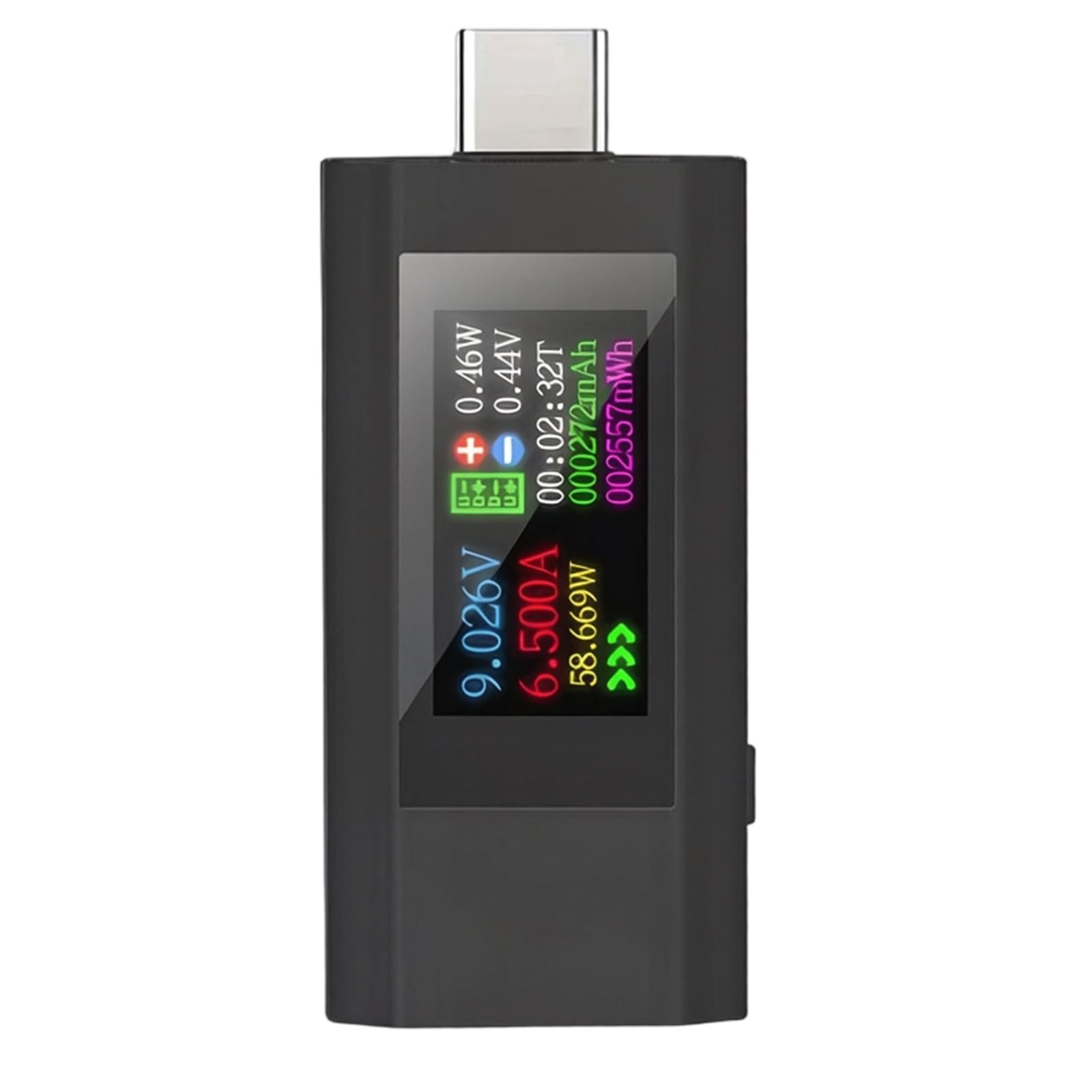 USB C Voltages and Current Detector with Data Memory 4-30V 0-5.1A Voltmeter Ammeter Power Meter for DIYer Electronics USB C Tester Power Meter