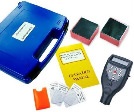Gowe Digital Coating Thickness Gauge Meter With Built-in N and FN probe Paint Iron 0-1250um / 0-50mil Range