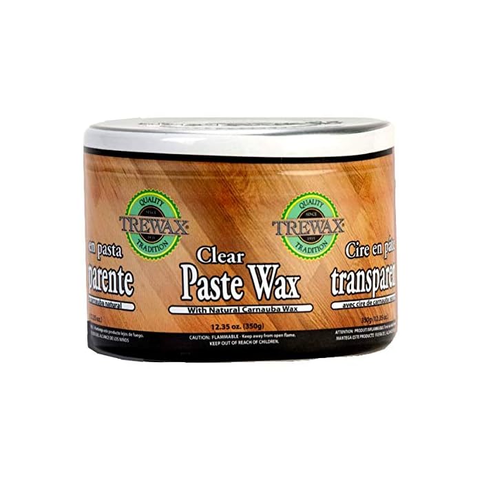 Buy Trewax Paste Wax with Carnauba Wax, Clear, 12.35Ounce, Ideal on