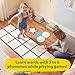 Elkonin Box Floor Mat Activity Set,Preschool Learning Activitie Phonemic Awareness & Phonics Games,Teacher Classroom Supplies Gross Motor,Active Play for Preschool & Kindergarten
