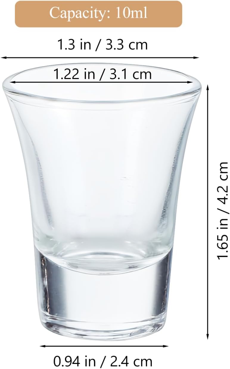 Cabilock 24 Pcs Glass Eucharist Cups Set for Church Services Elegant Communion Glasses Fit Standard Holy Communion Trays Religious Wine Supplies for Sacrament Ceremonies