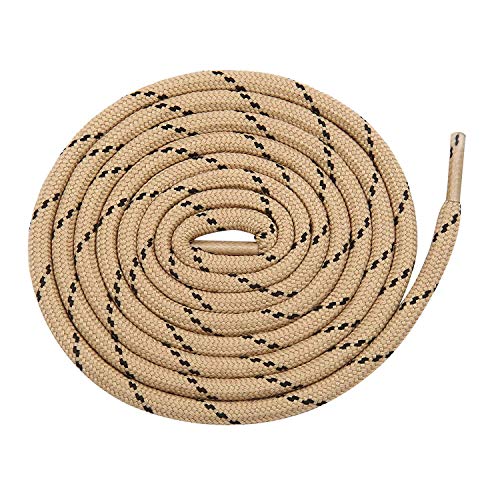 Image of Round Shoelace (2 Pair) Shoelaces for Hiking Shoes, Outdoor Walking Sneakers, Outdoor Hiking, Climbing, Basketball, Work Boot, Running, Sport Shoes