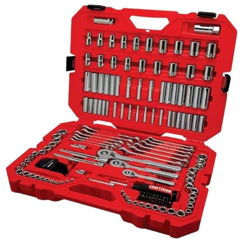 CRAFTSMEN 159 -Piece Standard (SAE) and Metric Mechanics Tool Set with Hard Case