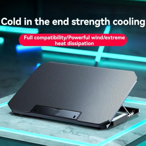 Ventilateur de refroidissement PC portable avec support USB et angle réglable pour bureau - 5